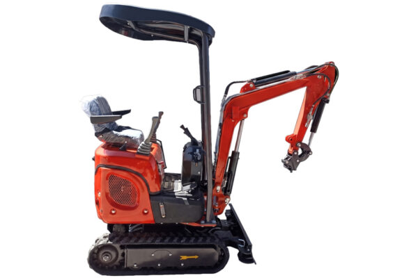 Minibagger Rhinoceros XN10-8 inkl. 3 Schaufeln, hydr. Steingreifer und seitl. Joysticksteuerung