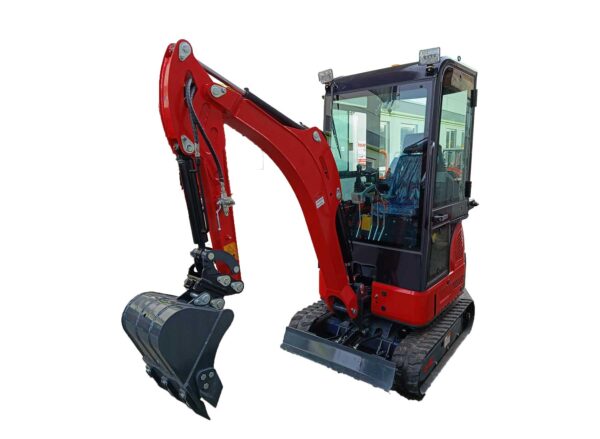 Minibagger L12 VK "Modell 4" 3 Zyliner mit Vollkabine, Knickarm und Verstellfahrwerk