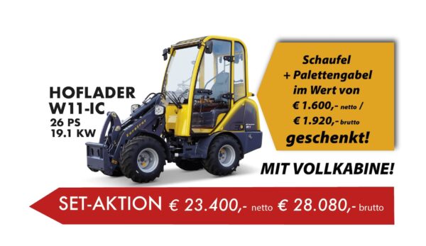 Eurotrac W11-IC Set Aktion<h2 style="text-decoration: line-through; text-decoration-color: #a00716; text-decoration-thickness: 1px;">Statt € 25.000,-</h2>