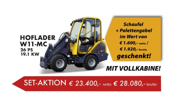 Eurotrac W11-MC Set Aktion<h2 style="text-decoration: line-through; text-decoration-color: #a00716; text-decoration-thickness: 1px;">Statt € 25.000,-</h2>