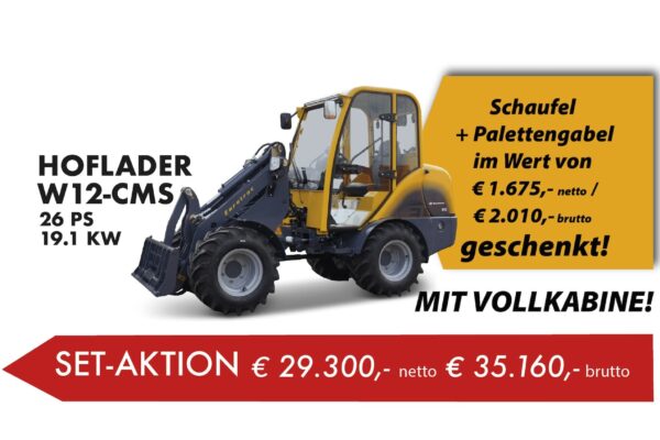 Eurotrac W12-CMS Set Aktion<h2 style="text-decoration: line-through; text-decoration-color: #a00716; text-decoration-thickness: 1px;">Statt € 30.975,-</h2>