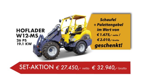 Eurotrac W12-MS Set Aktion<h2 style="text-decoration: line-through; text-decoration-color: #a00716; text-decoration-thickness: 1px;">Statt € 29.125,-</h2>