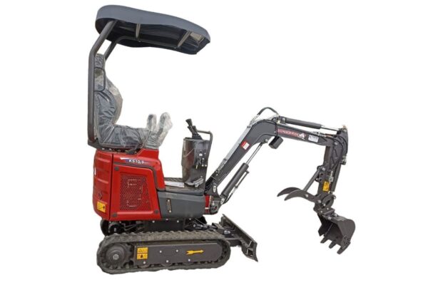 Minibagger Rhinoceros KS10-9 (XN10-9) + 3 Schaufeln und mech. Steingreifer