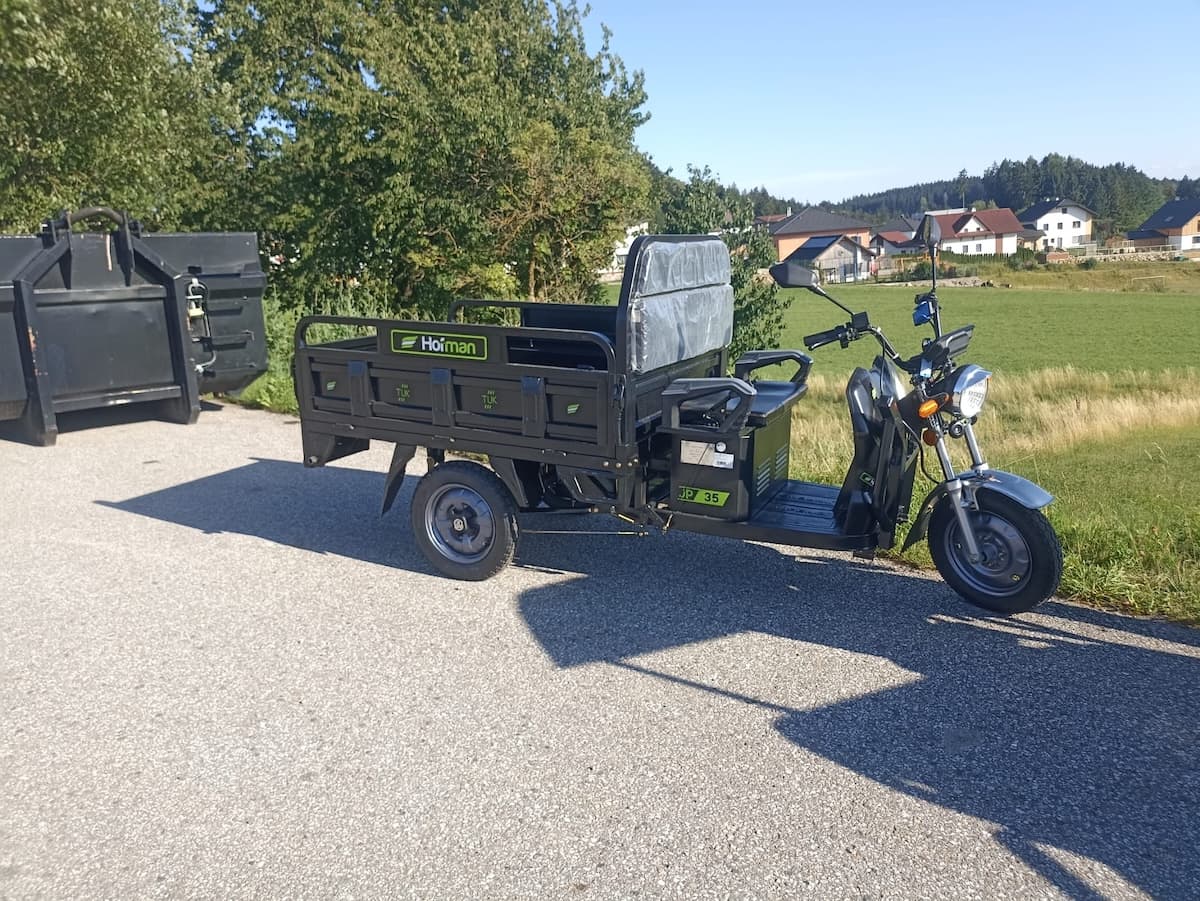 Elektrisches Tuk Tuk JP35 mit Ladefläche
