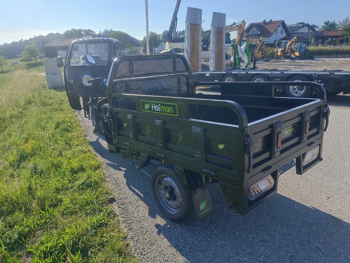 Elektrisches Tuk Tuk JP35 mit Ladefläche – Bild 2