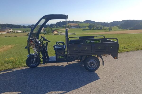 Elektrisches Tuk Tuk JP35 mit Ladefläche, Dach und Windschutz